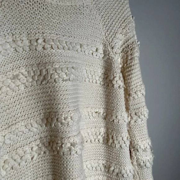 Lou & Grey off white textured mock neck sweater - Picture 3 of 6